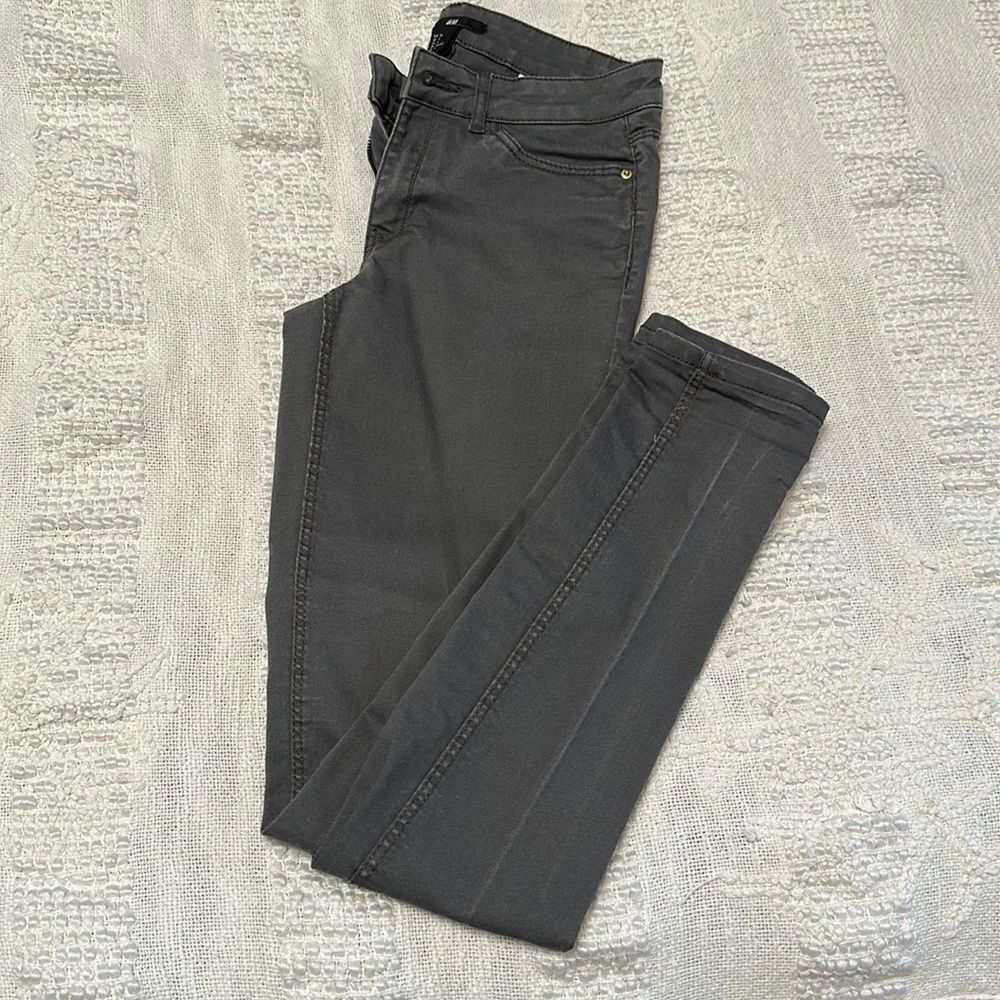 H&M  Grey Pants - Dress Pant Jean Jegging